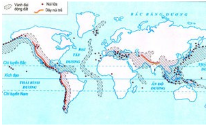 Trắc nghiệm Địa lí 10 Bài 7 có đáp án: Cấu trúc của Trái Đất. Thạch quyển (ảnh 3)