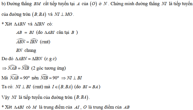 TUYỂN CHỌN CÁC BÀI HÌNH HỌC HAY LUYỆN THI VÀO LỚP 10 THPT (ảnh 62)