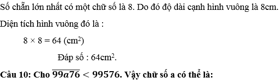 Trắc nghiệm Toán 4: Thi khảo sát đề số 3 có đáp án (ảnh 6)