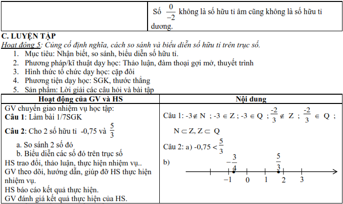 Giáo án Toán lớp 7 (ảnh 7)