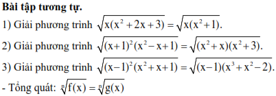 Các phương pháp giải toán phương trình vô tỉ Toán lớp 9 (ảnh 6)