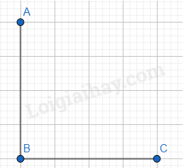 Hãy vẽ một góc vuông trên lưới ô vuông Bài 1 trang 55 Toán lớp 3