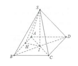 Bài tập về Góc giữa hai mặt phẳng - Góc giữa mặt bên và mặt đáy có đáp án (ảnh 1)