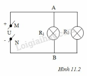 Giải Vật lí 9 Bài 11: Bài tập vận dụng định luật ôm và công thức tính điện trở của dây dẫn (ảnh 2)
