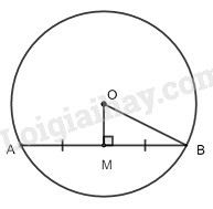 SBT Toán 9 Bài 2: Đường kính và dây của đường tròn | Giải SBT Toán lớp 9 (ảnh 9)