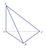 Bài tập trắc nghiệm đường thẳng vuông góc với mặt phẳng có đáp án và lời giải (ảnh 1)