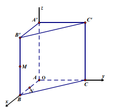 Giải bài toán hình học không gian bằng phương pháp tọa độ (ảnh 1)