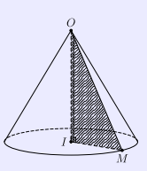 Bài tập trắc nghiệm hình học 12 chuyên đề nón - trụ -  cầu (ảnh 3)