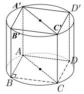 Tuyển chọn bài tập trắc nghiệm hình trụ - khối trụ (ảnh 4)