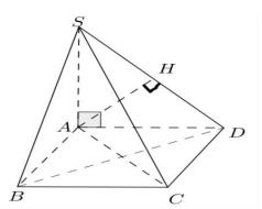 35 Bài tập trắc nghiệm về tính khoảng cách từ điểm đường thẳng, mặt phẳng có lời giải chi tiết (ảnh 5)