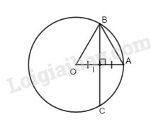 SBT Toán 9 Bài 2: Đường kính và dây của đường tròn | Giải SBT Toán lớp 9 (ảnh 4)