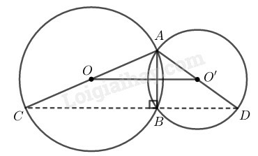 SBT Toán 9 Bài 7: Vị trí tương đối của hai đường tròn | Giải SBT Toán lớp 9 (ảnh 12)