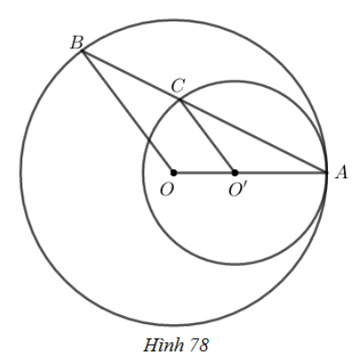 SBT Toán 9 Bài 7: Vị trí tương đối của hai đường tròn | Giải SBT Toán lớp 9 (ảnh 4)