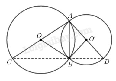 SBT Toán 9 Bài 7: Vị trí tương đối của hai đường tròn | Giải SBT Toán lớp 9 (ảnh 6)