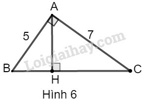 SBT Toán 9 Bài 1: Một số hệ thức về cạnh và đường cao trong tam giác vuông | Giải SBT Toán lớp 9 (ảnh 6)