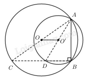 SBT Toán 9 Bài 7: Vị trí tương đối của hai đường tròn | Giải SBT Toán lớp 9 (ảnh 13)