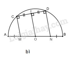 SBT Toán 9 Bài 2: Đường kính và dây của đường tròn | Giải SBT Toán lớp 9 (ảnh 7)