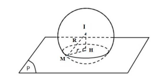 Bài tập xác định tâm, bán kính, diện tích và thể tích của mặt cầu (ảnh 2)