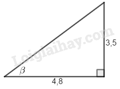 SBT Toán 9 Bài 4: Một số hệ thức về cạnh và góc trong tam giác vuông | Giải SBT Toán lớp 9 (ảnh 12)