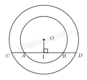 SBT Toán 9 Bài 8: Vị trí tương đối của hai đường tròn (tiếp theo) | Giải SBT Toán lớp 9 (ảnh 2)
