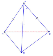 Bài tập trắc nghiệm hai đường thẳng vuông góc có đáp án và lời giải (ảnh 1)