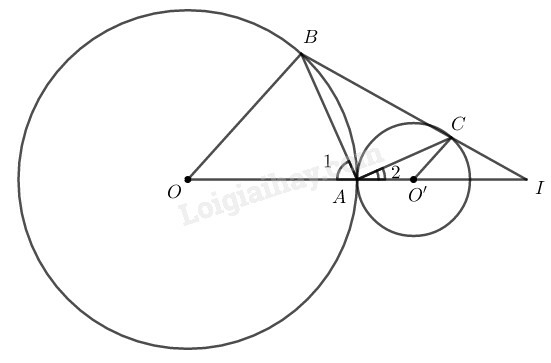 SBT Toán 9 Bài 8: Vị trí tương đối của hai đường tròn (tiếp theo) | Giải SBT Toán lớp 9 (ảnh 5)