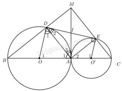 SBT Toán 9 Bài 8: Vị trí tương đối của hai đường tròn (tiếp theo) | Giải SBT Toán lớp 9 (ảnh 8)