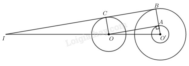 SBT Toán 9 Bài 8: Vị trí tương đối của hai đường tròn (tiếp theo) | Giải SBT Toán lớp 9 (ảnh 10)