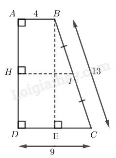 SBT Toán 9 Bài 4: Vị trí tương đối của đường thẳng và đường tròn | Giải SBT Toán lớp 9 (ảnh 5)