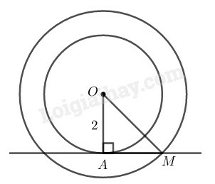SBT Toán 9 Bài 4: Vị trí tương đối của đường thẳng và đường tròn | Giải SBT Toán lớp 9 (ảnh 7)