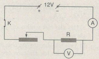 SBT Vật lí 9 Bài 10: Biến trở - Điện trở dùng trong kĩ thuật | Giải SBT Vật lí lớp 9 (ảnh 3)