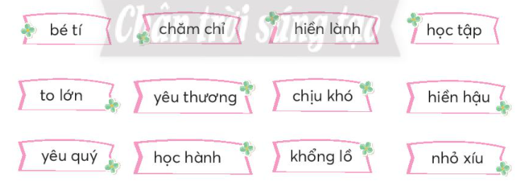 Luyện từ và câu trang 112, 113 Tiếng Việt lớp 3 Tập 1 | Chân trời sáng tạo (ảnh 1)