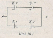 SBT Vật lí 11 Bài 10: Đoạn mạch chứa nguồn điện. Ghép các nguồn điện thành bộ | Giải SBT Vật lí lớp 11 (ảnh 3)