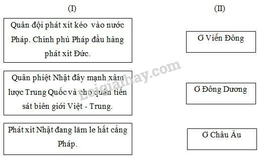 Vở bài tập Lịch sử lớp 9 Bài 21: Việt Nam trong những năm 1939 - 1945 | Giải VBT Lịch sử lớp 9. (ảnh 1)