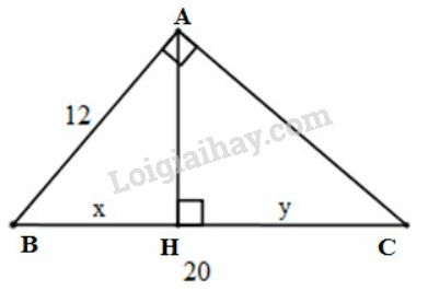 Giải Toán 9 Bài 1: Một số hệ thức về cạnh và đường cao trong tam giác vuông (ảnh 7)