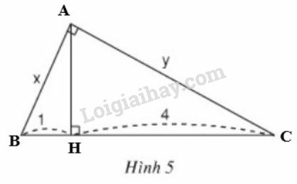 Giải Toán 9 Bài 1: Một số hệ thức về cạnh và đường cao trong tam giác vuông (ảnh 11)
