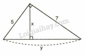 Giải Toán 9 Bài 1: Một số hệ thức về cạnh và đường cao trong tam giác vuông (ảnh 12)