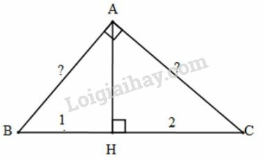 Giải Toán 9 Bài 1: Một số hệ thức về cạnh và đường cao trong tam giác vuông (ảnh 22)