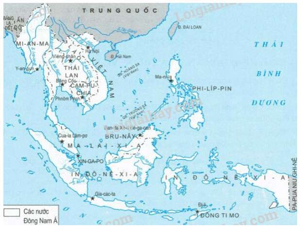 Vở bài tập Lịch sử lớp 9 Bài 5: Các nước Đông Nam Á | Giải VBT Lịch sử lớp 9 (ảnh 3)