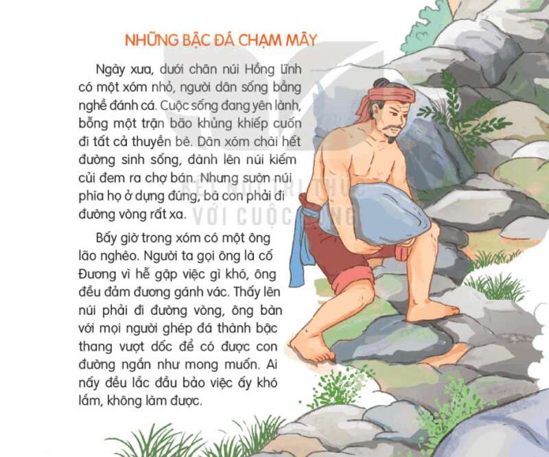 Những bậc đá chạm mây trang 114, 115 Tiếng Việt lớp 3 Tập 1 | Kết nối tri thức (ảnh 1)