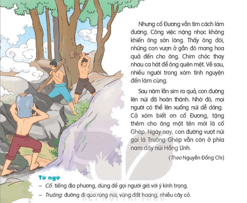 Những bậc đá chạm mây trang 114, 115 Tiếng Việt lớp 3 Tập 1 | Kết nối tri thức (ảnh 2)