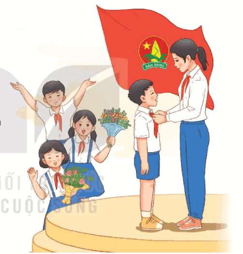 Ngày em vào Đội trang 72, 73 Tiếng Việt lớp 3 Tập 1 | Kết nối tri thức (ảnh 1)