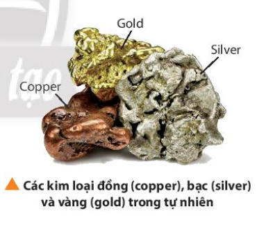 Cách đây hàng nghìn năm, người ta chỉ biết đến một số nguyên tố như đồng (copper), bạc (silver) và vàng (gold) (ảnh 1)
