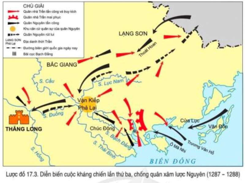 Lịch Sử 7 Bài 17: Ba lần kháng chiến chống quân xâm lược Mông-Nguyên của nhà Trần (thế kỉ XIII) | Cánh diều (ảnh 4)