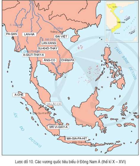 Lịch Sử 7 Bài 10: Khái quát lịch sử Đông Nam Á | Cánh diều (ảnh 1)