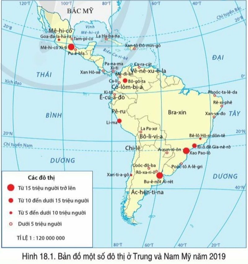 Địa lí 7 Bài 18: Đặc điểm dân cư, xã hội Trung và Nam Mỹ | Cánh diều (ảnh 1)