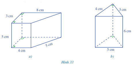 Giải SGK Toán 7 Bài 2 (Cánh diều): Hình lăng trụ đứng tam giác. Hình lăng trụ đứng tứ giác (ảnh 3)