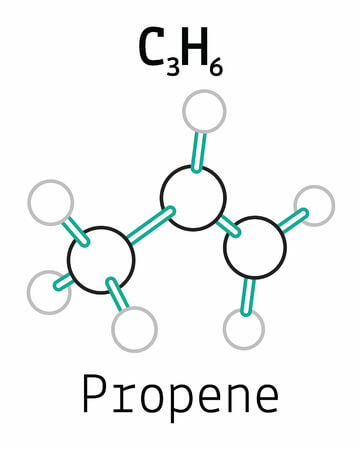 C3H6 (propen): Tính chất vật lý, tính chất hóa học, ứng dụng và cách điều chế (ảnh 1)