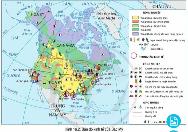 Địa lí 7 Bài 16: Phương thức con người khai thác tự nhiên bền vững ở Bắc Mỹ | Cánh diều (ảnh 2)