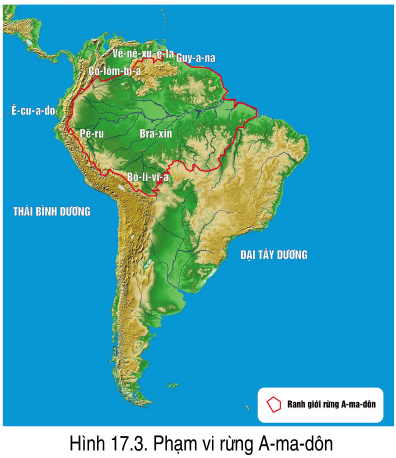 Địa lí 7 Bài 17: Đặc điểm tự nhiên Trung và Nam Mỹ | Cánh diều (ảnh 4)